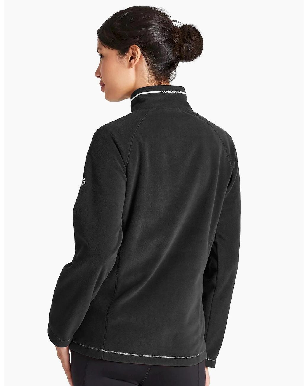 Craghoppers Black Ladies Miska Vi Half Zip Fleece