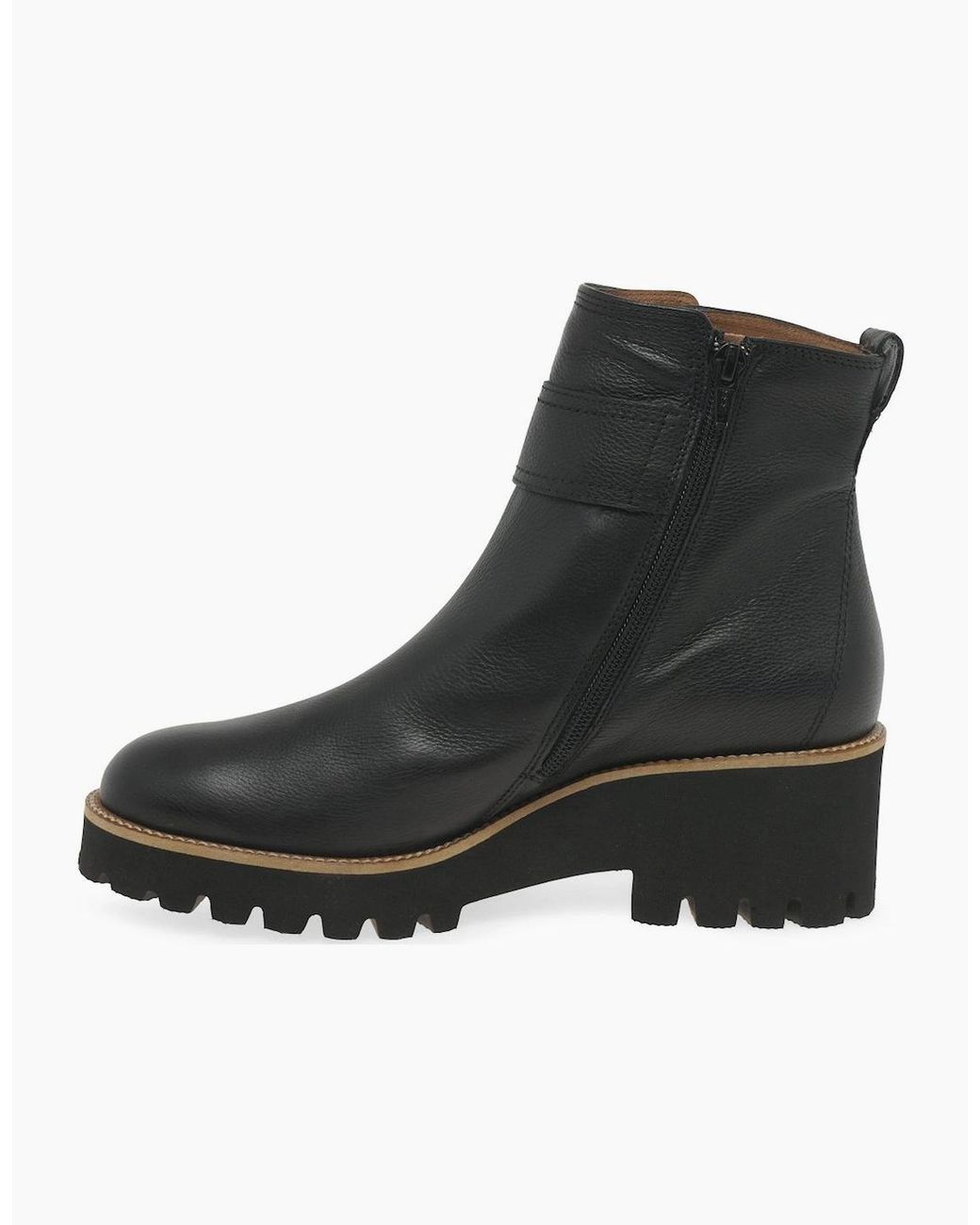 Paul Green Black Mia Ankle Boots