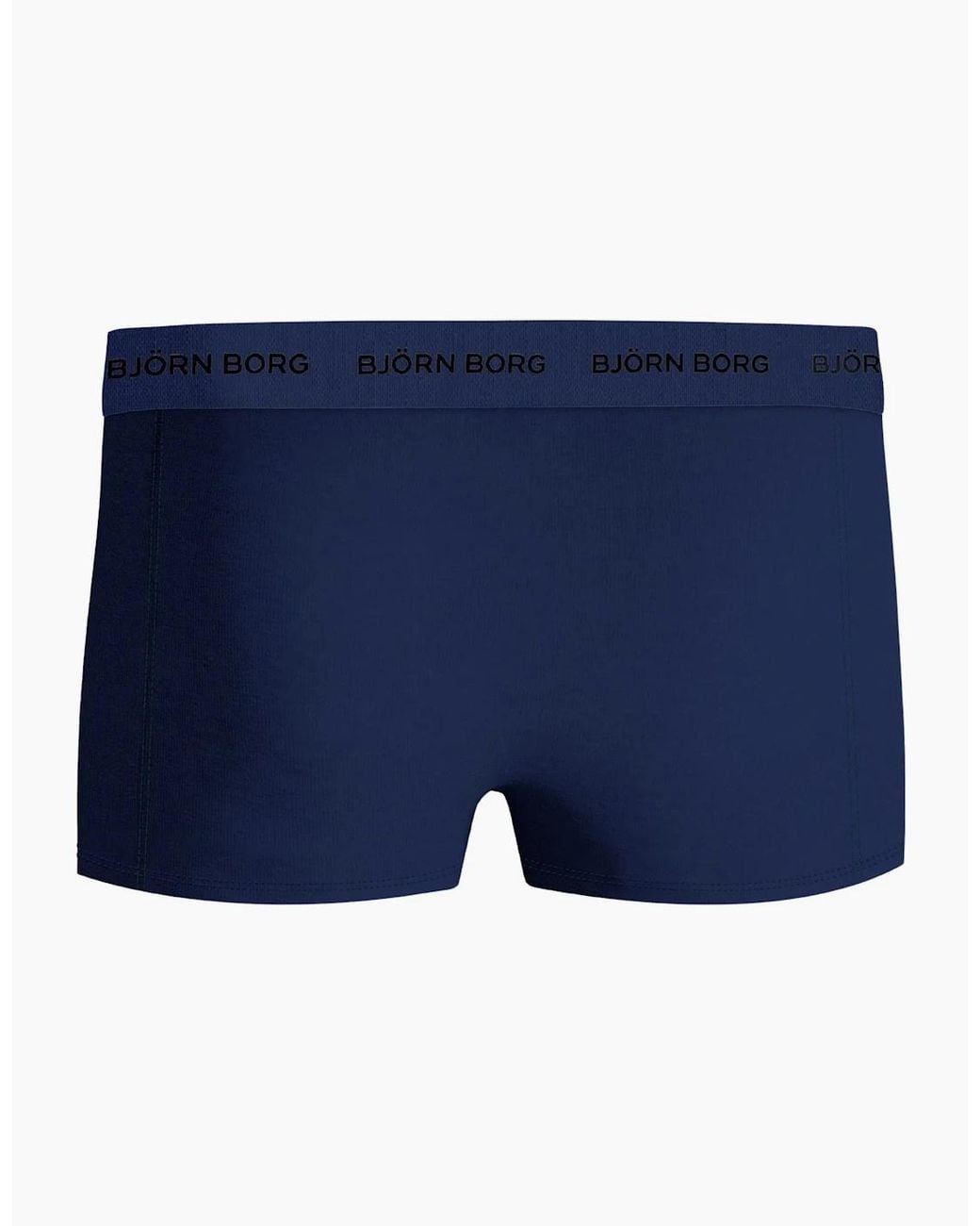 Björn Borg Blue 3-Pack Fern Leaf Print Boxer Trunks for men