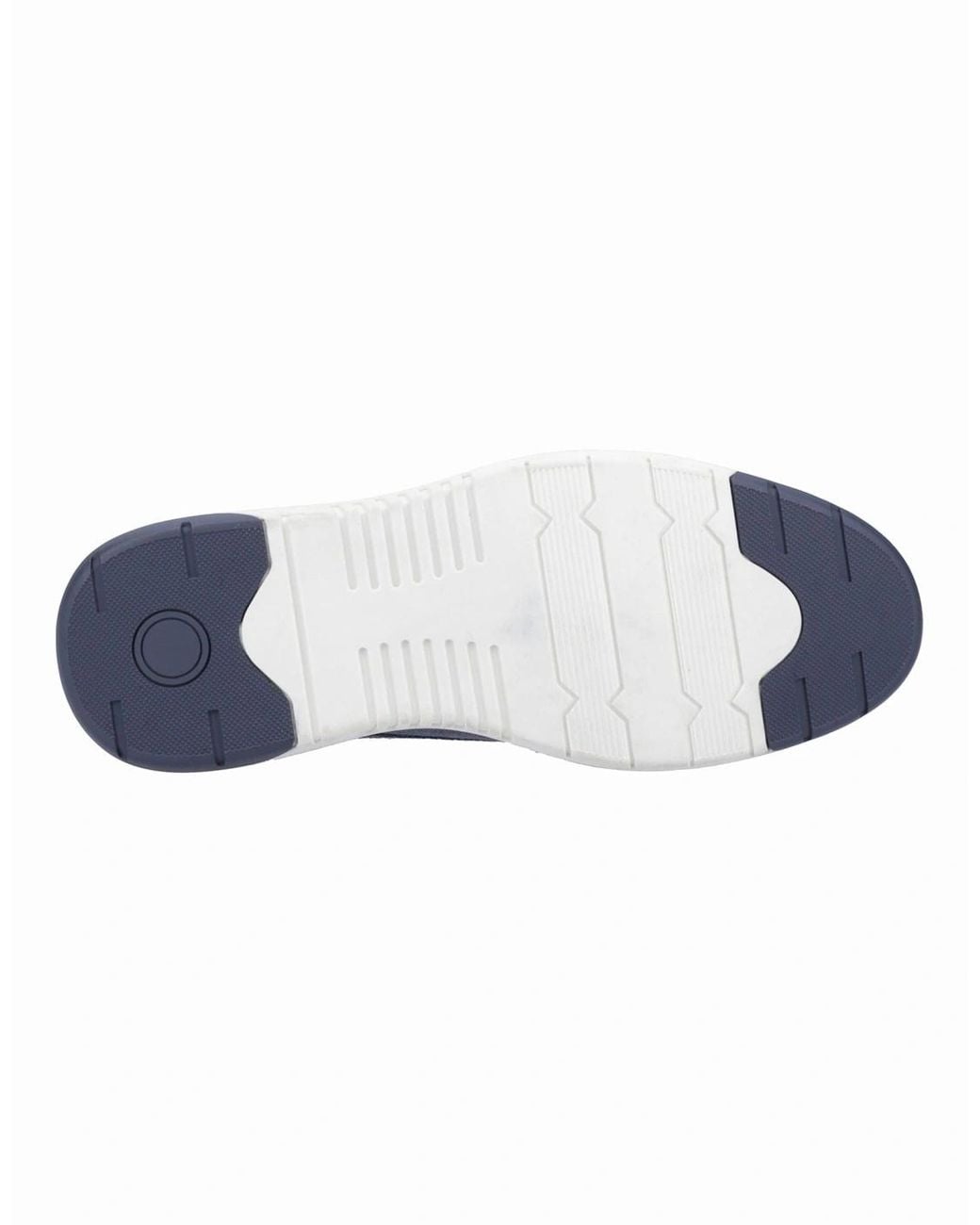 Hush Puppies Blue Bruce Canvas Lace-Up Shoes for men