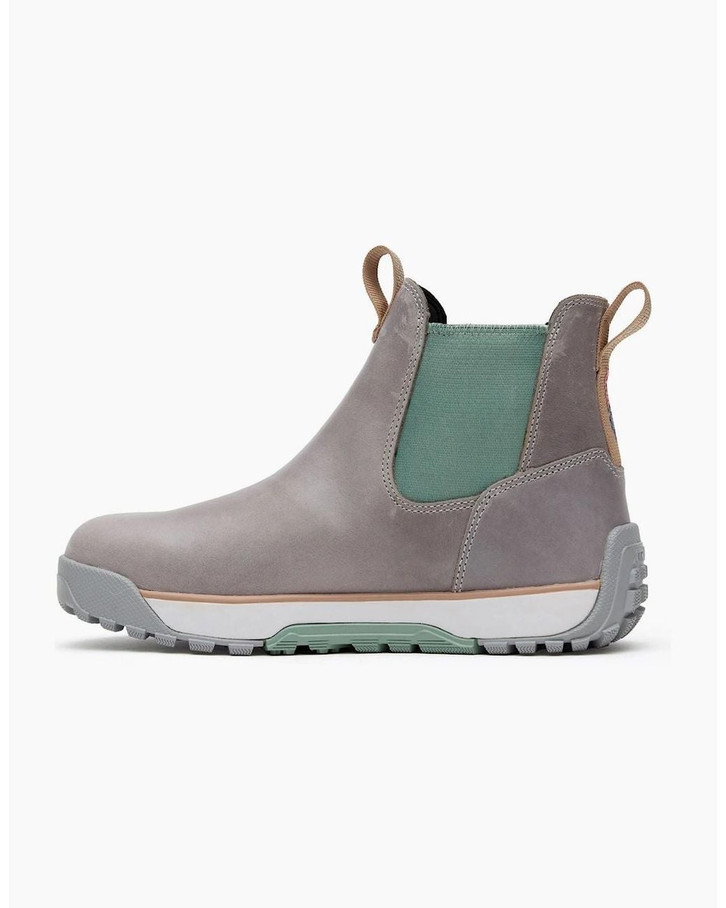 XtraTuf Gray Ankle Deck Leather Leather /Iceberg Wellington Boots