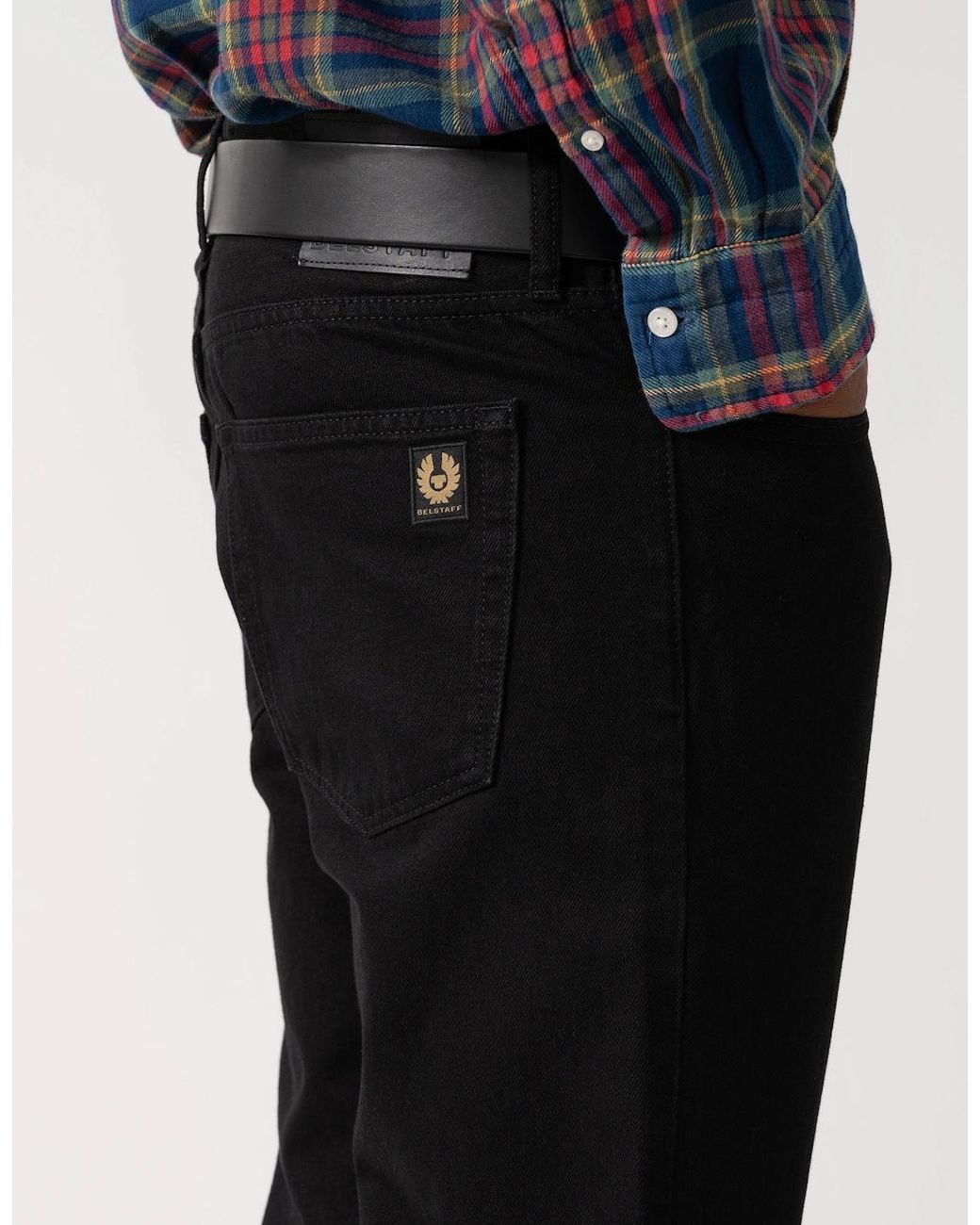Belstaff Black B69 Raw Denim Jeans for men