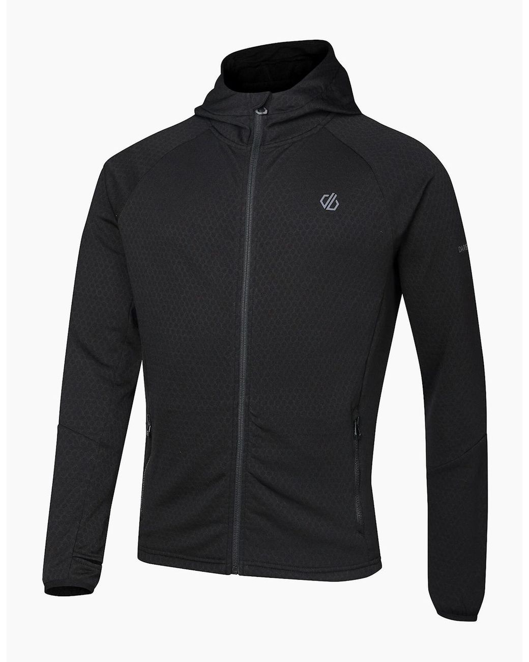 Regatta Black Venture Stretch Hooded Midlayer for men