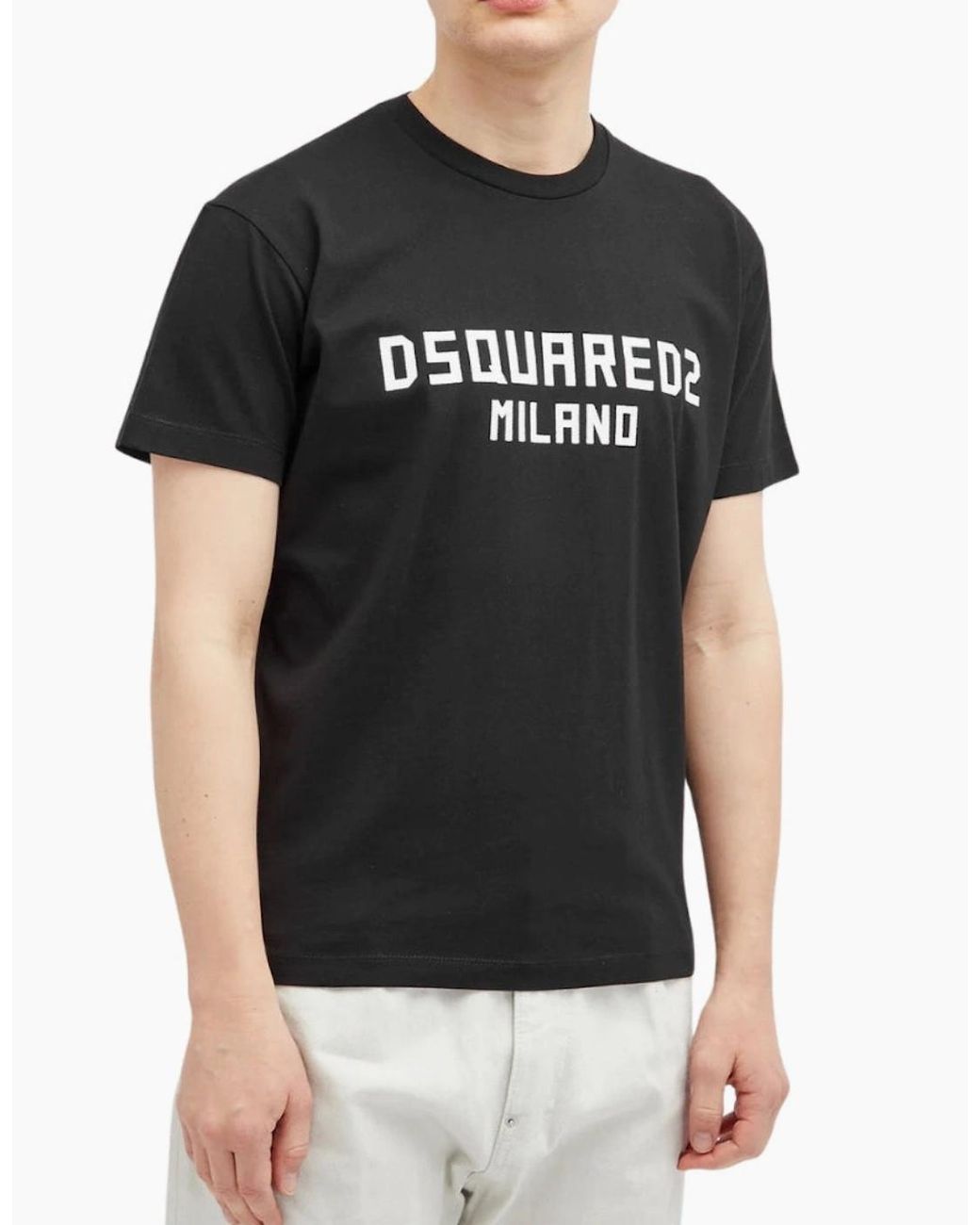 DSquared² Black Milano Cool Fit T Shirt for men