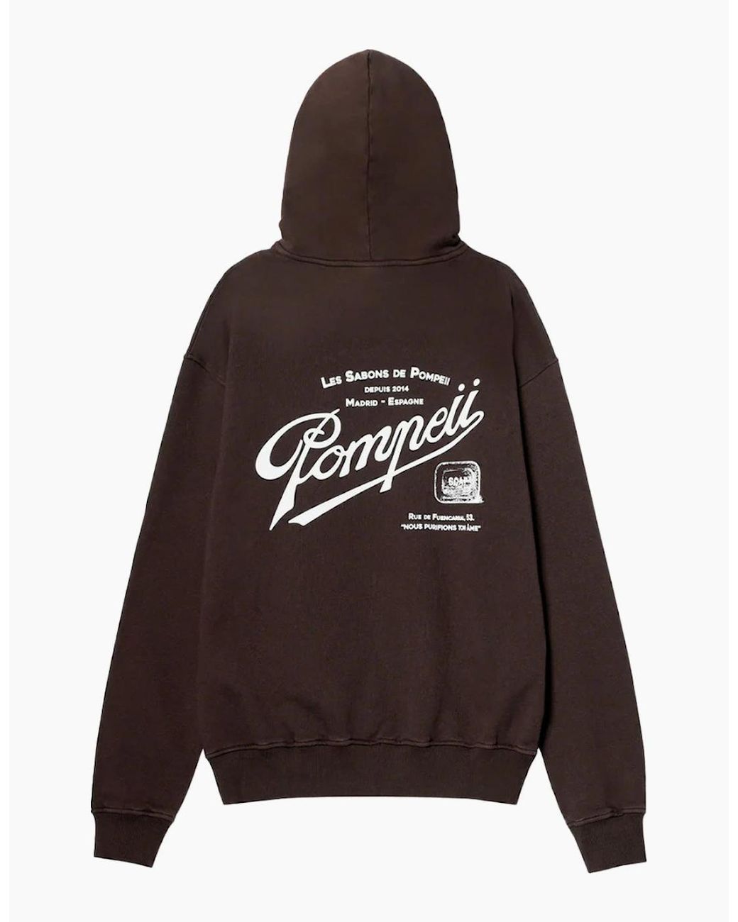Pompeii3 Brown Sabons De Dark Chocolate Hoodie for men