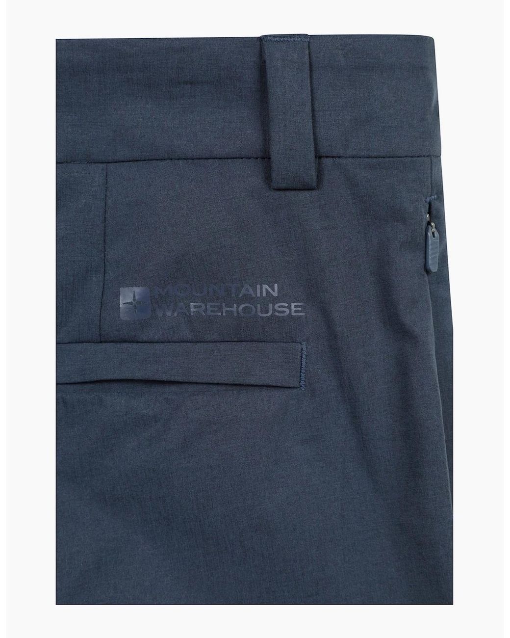 Mountain Warehouse Blue Nature Stretch Chino Trousers for men