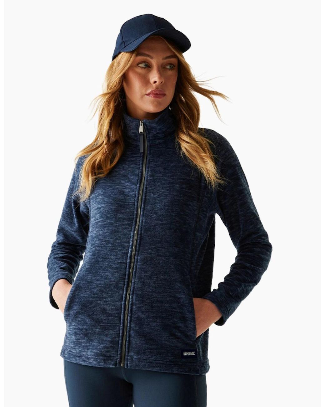 Regatta Blue Ladies Mayse Full Zip Fleece Jacket