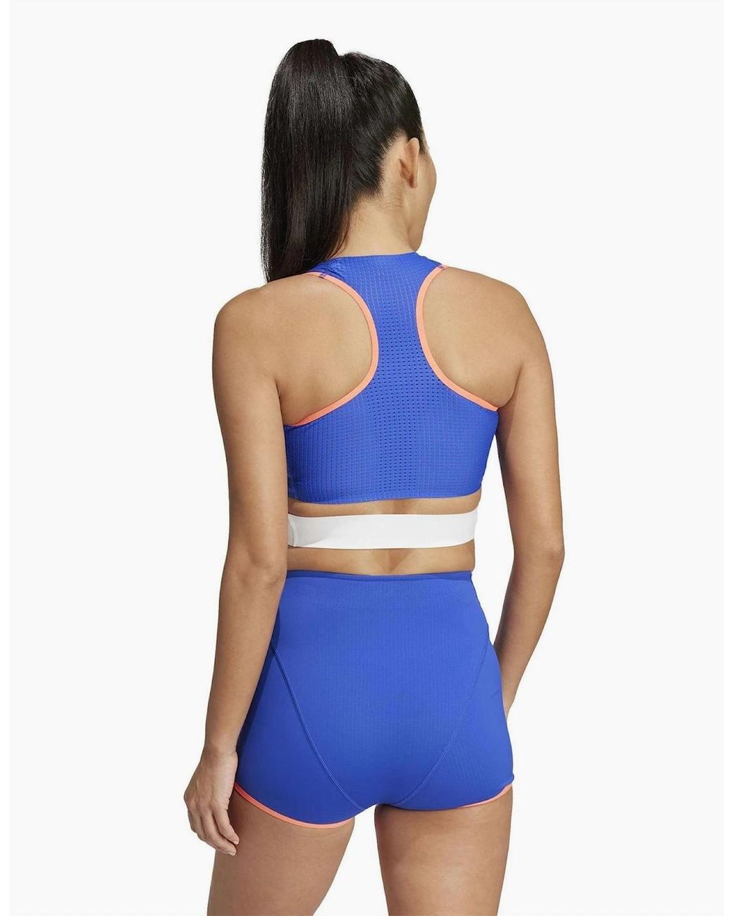 Adidas Blue Team F Crop W Gym Vest