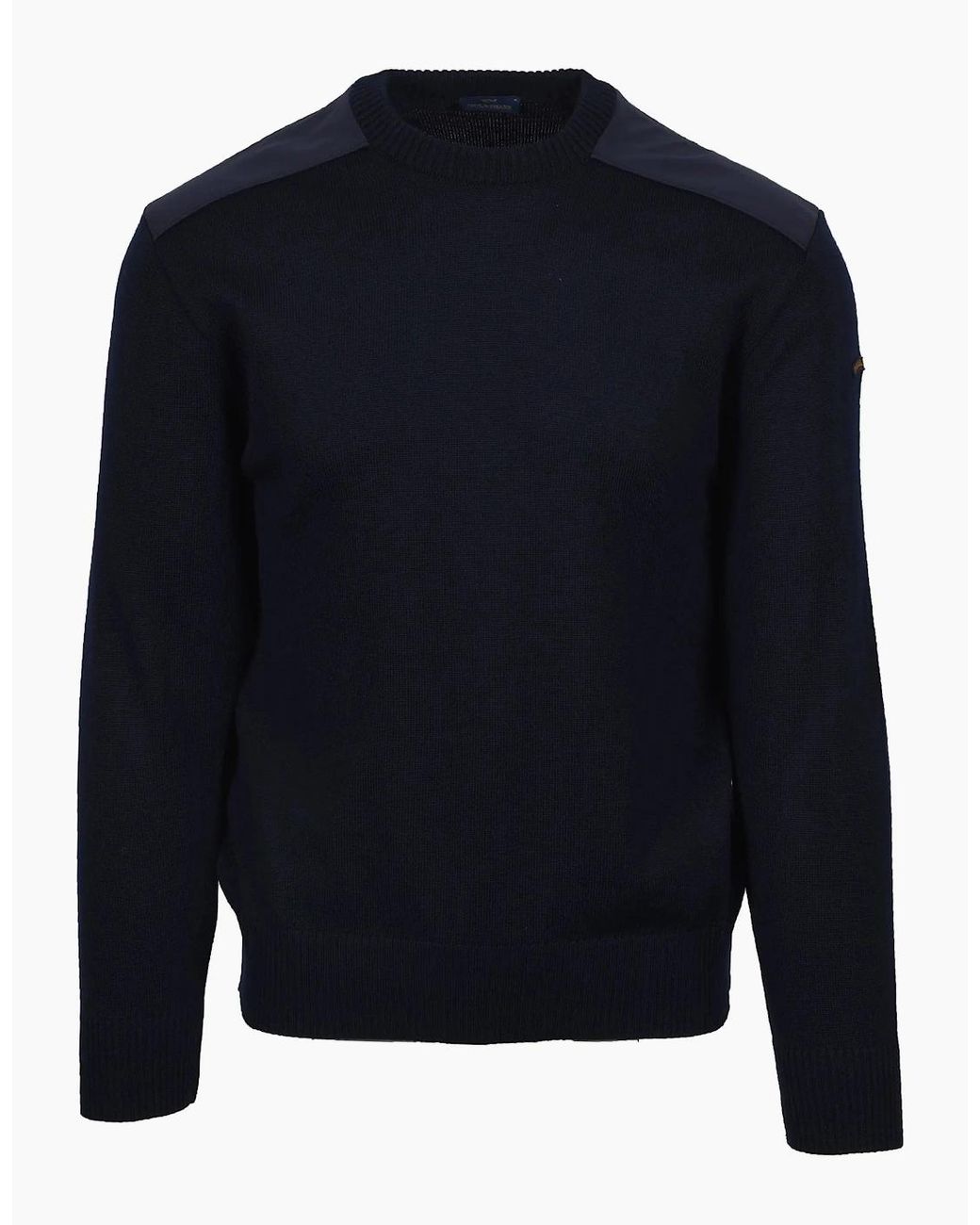 Paul & Shark Blue Crew Neck Knitwear for men