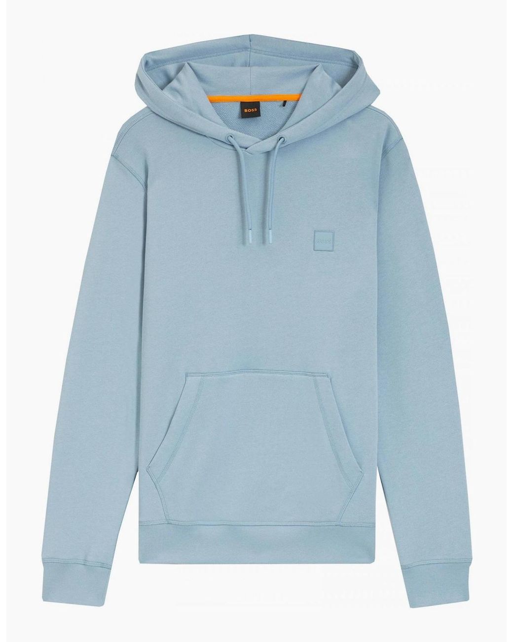 Boss Blue Hooded Wetalk Sweatshirt for men