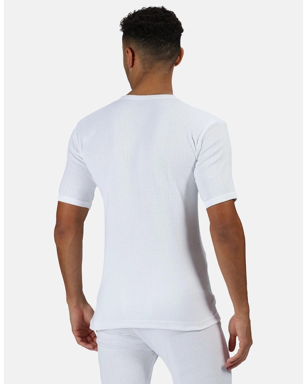 Regatta White Professional Thermal Short-Sleeved Base Layer Top for men