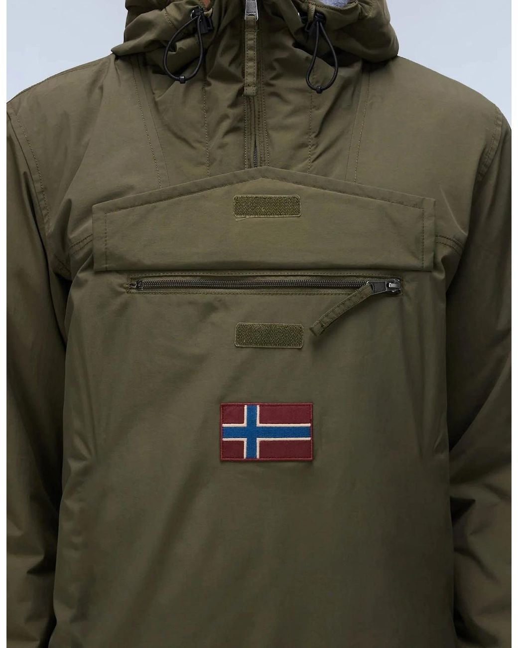 Napapijri Green Rainforest Winter 3 Hooded Anorak for men