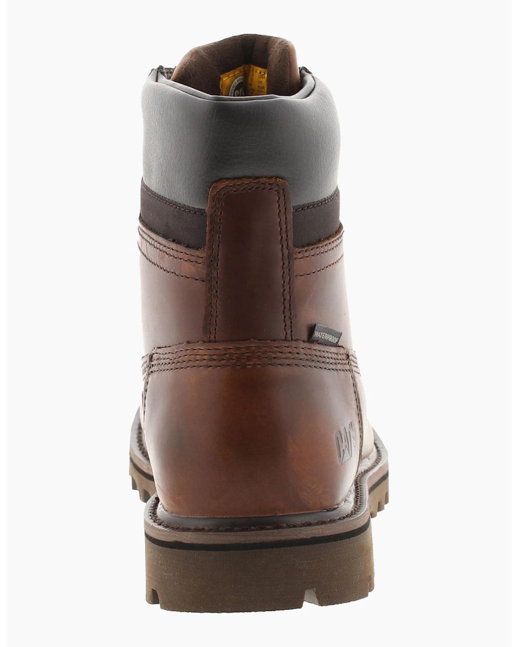 Caterpillar Brown Deplete Wp Boots Uk Size for men