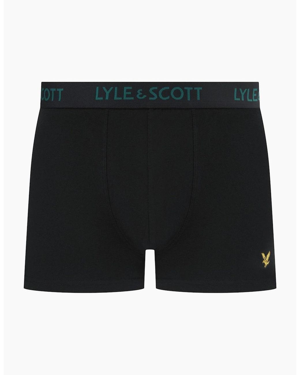Lyle & Scott Green Barclay Plain Design Boxer Briefs for men