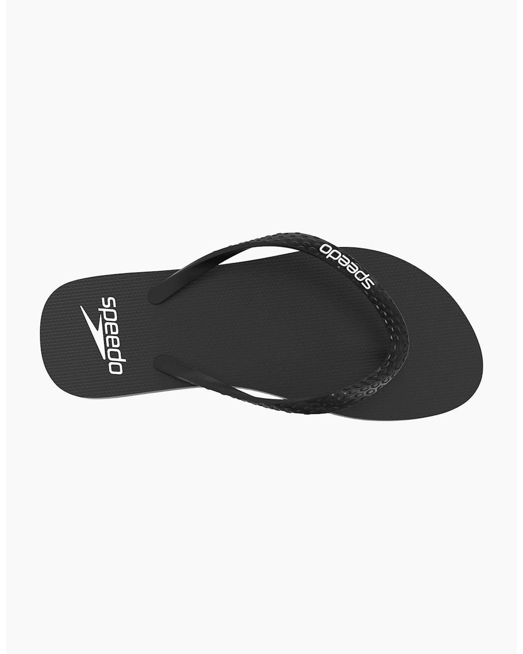Speedo Black Ladies Logo Flip Flops