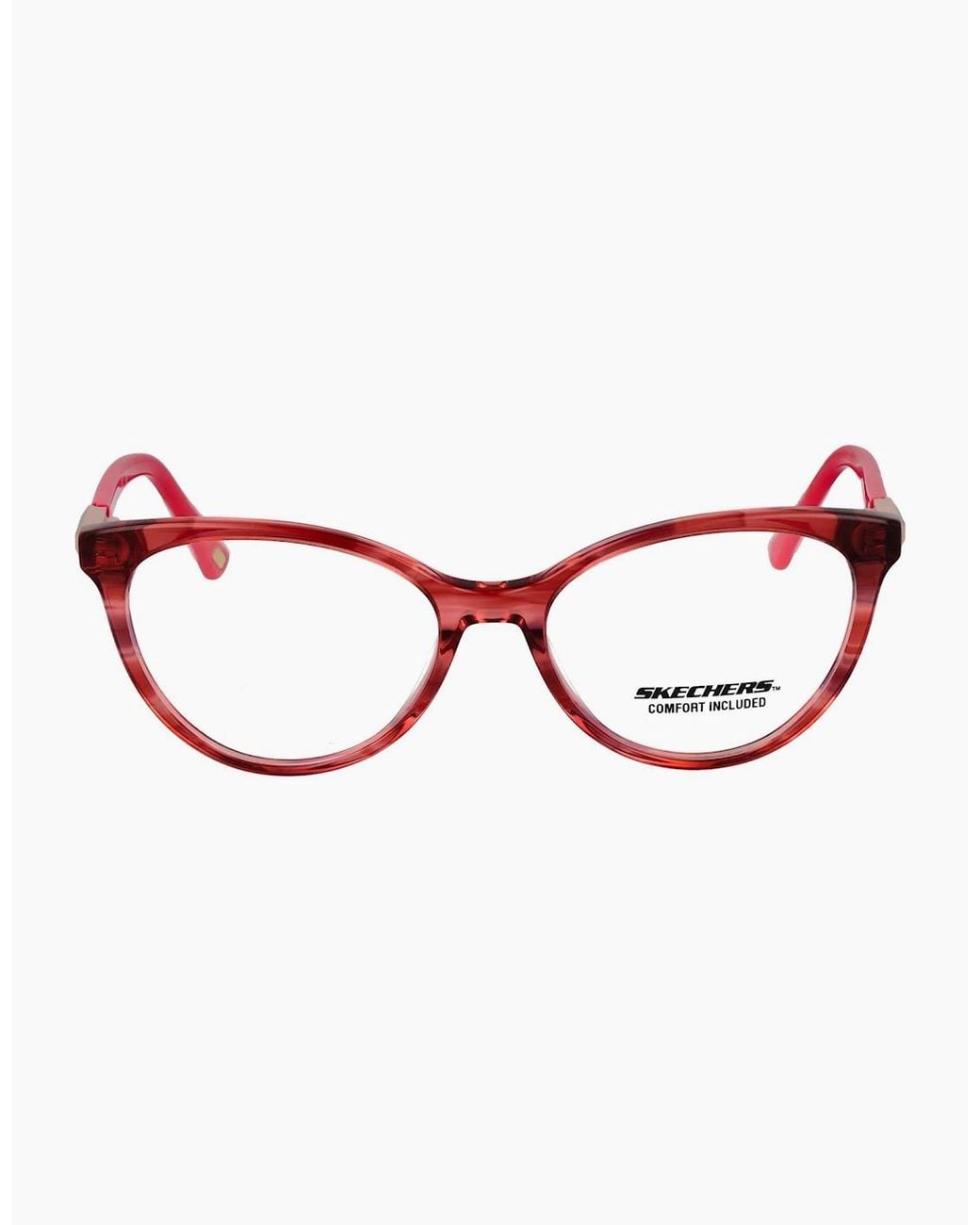 Skechers Red Optical Frame Se2247 072 52