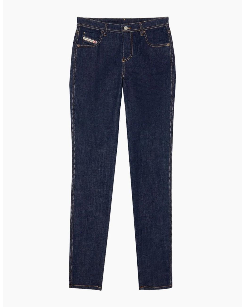 DIESEL Blue 2015 Babhila Z9C17 Denim Jeans Skinny Fit Mid Waist Dark New