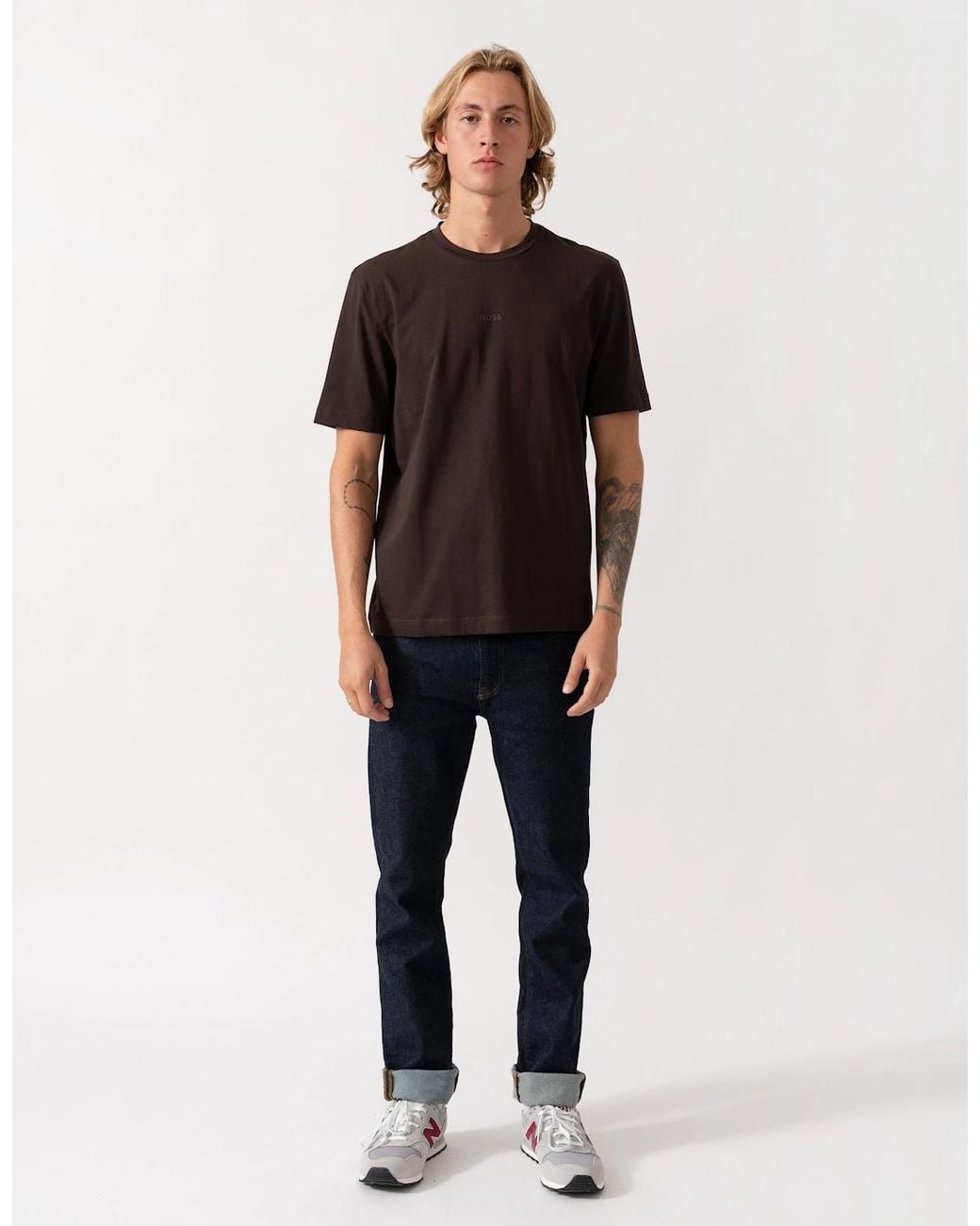 Boss Black Boss Tchup Crew Neck Small Logo T-Shirt for men