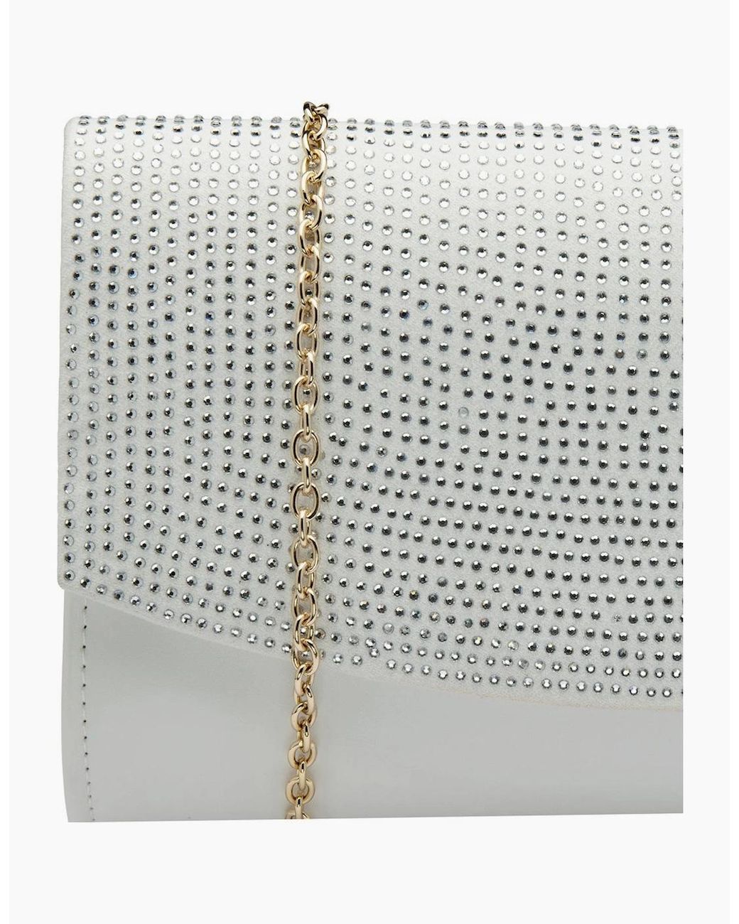 Lotus Gray Trance Clutch Bag