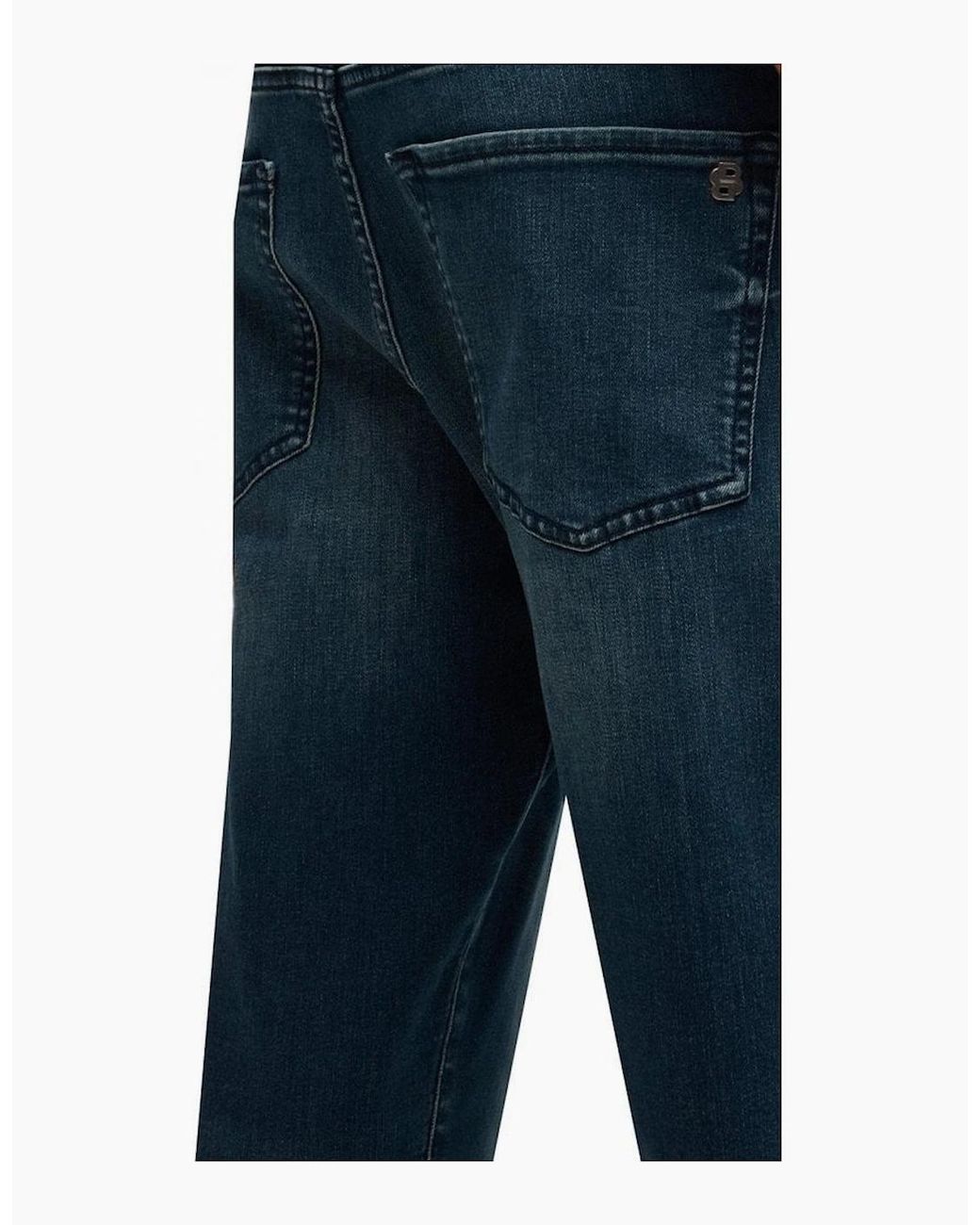 Boss Blue Regular Fit Maine Denim Jeans for men