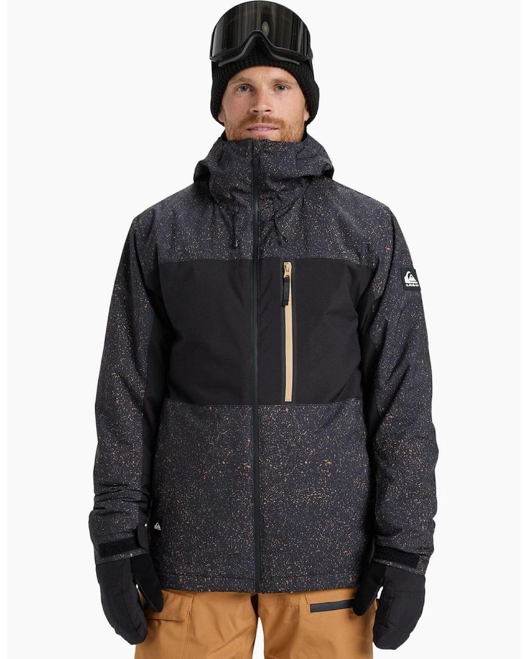 Quiksilver Blue Sycamore Printed Ski Jacket for men