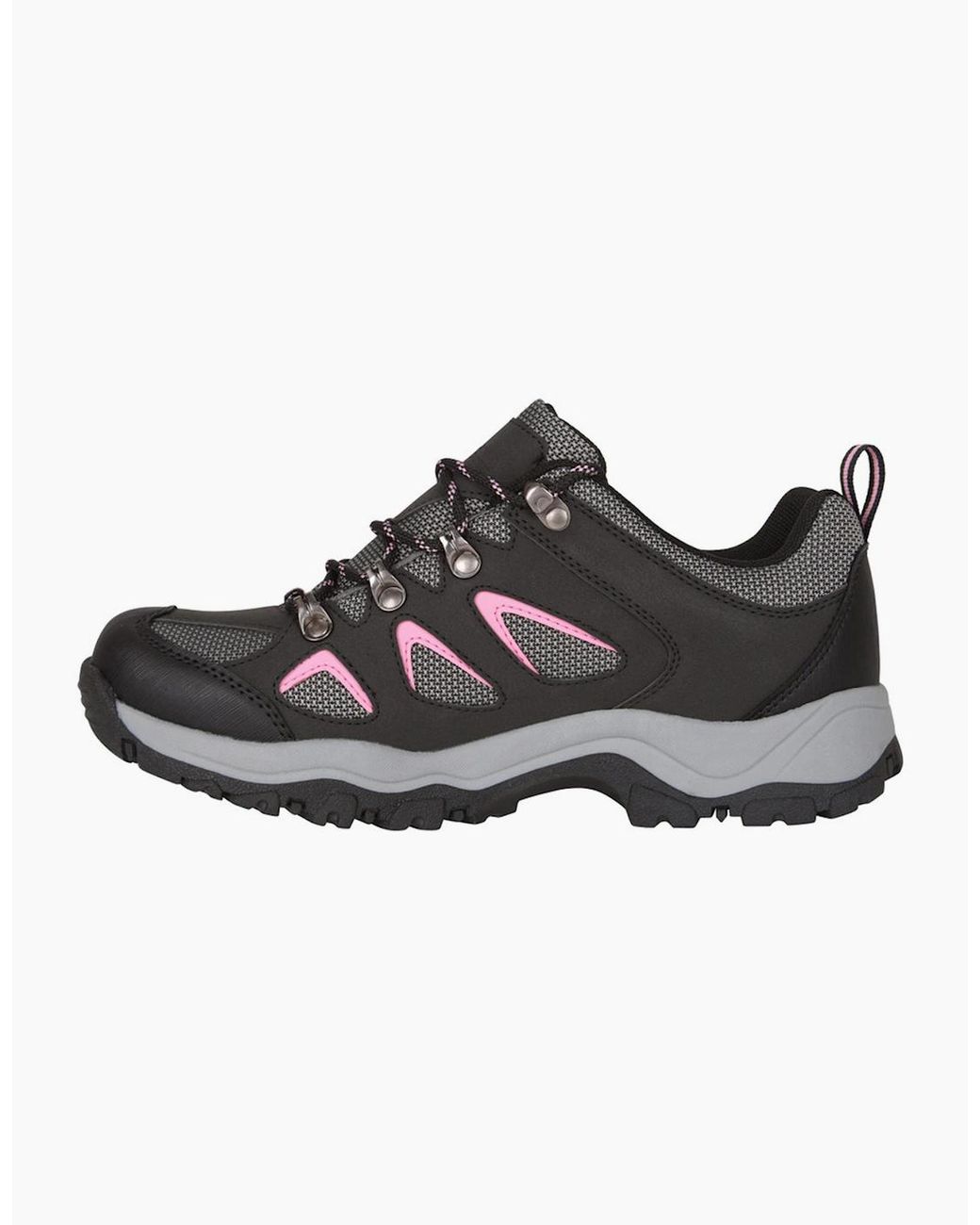 Mountain Warehouse Black Ladies Adventurer Waterproof Walking Shoes