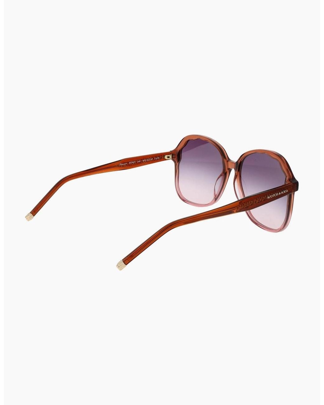 Scotch & Soda Brown Sunglasses Ss7027 246 58