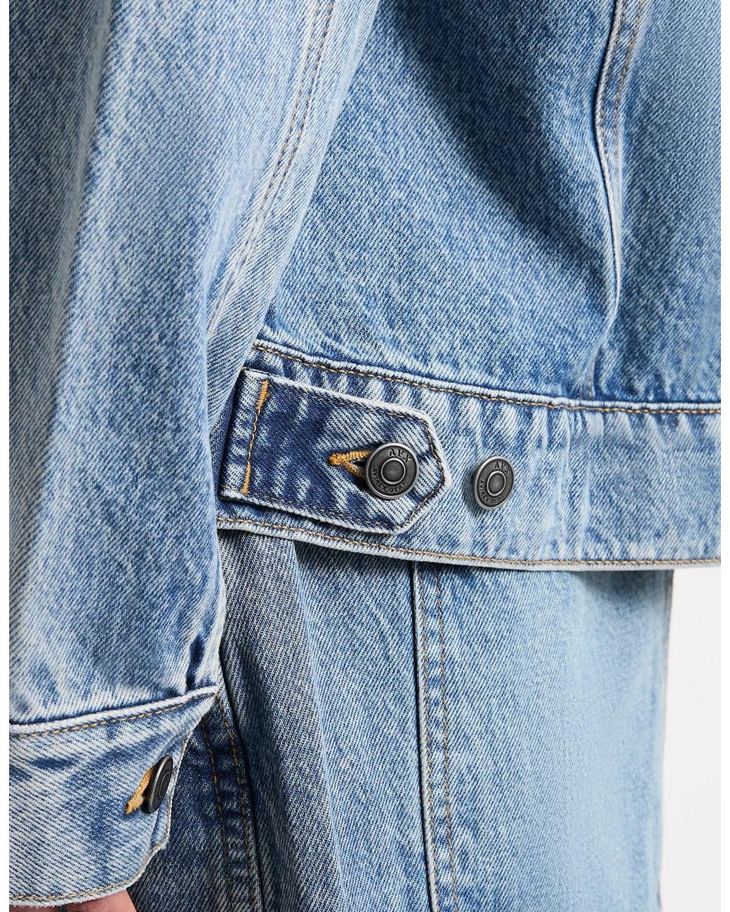 AVX Blue Edwards Denim Jacket-Mid Denim for men