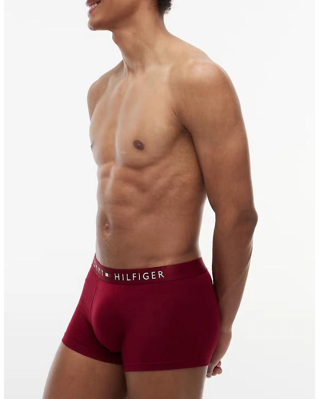 Tommy Hilfiger Blue 3 Pack Waistband Trunks for men