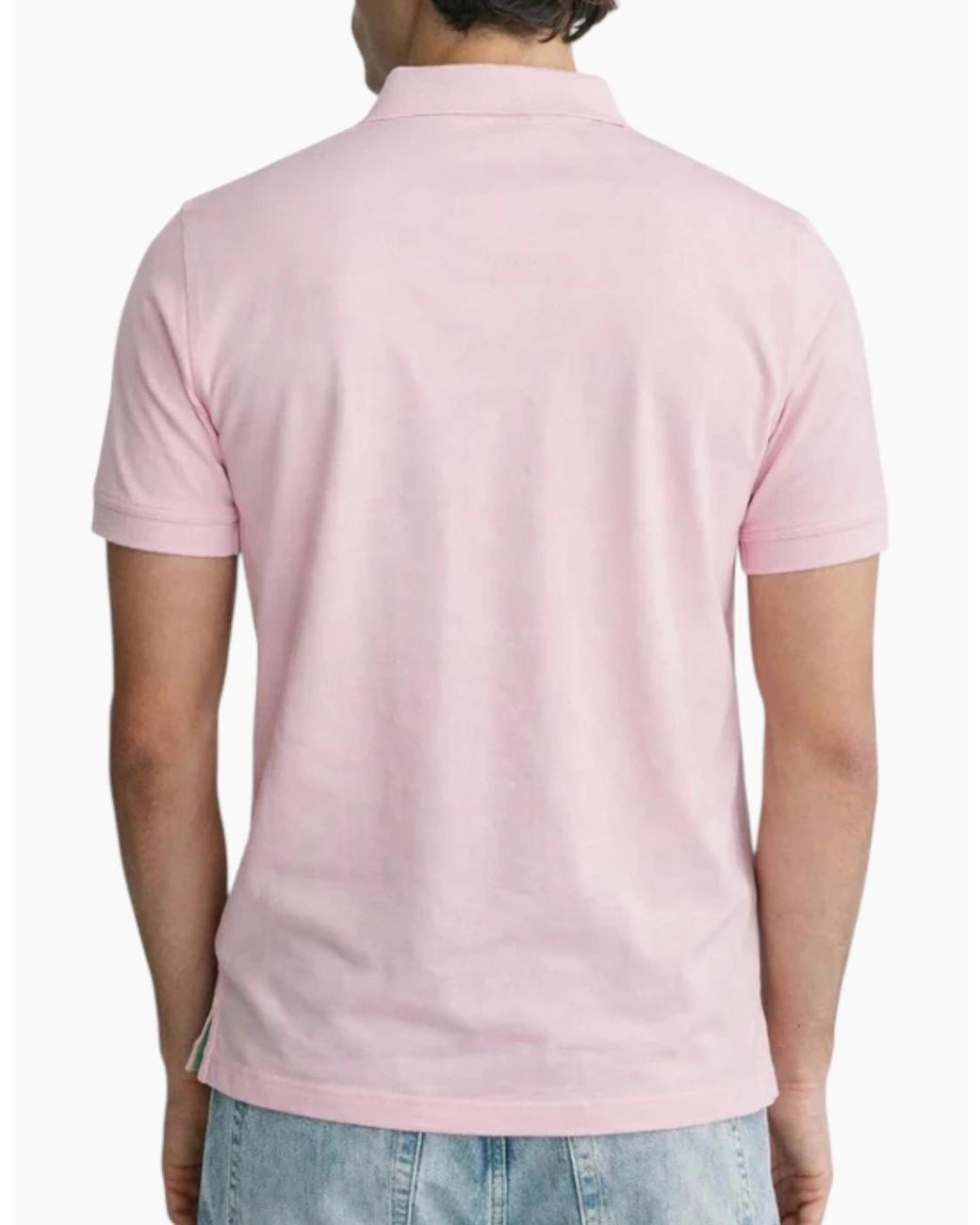 Gant Purple Polo Pique Shirt Short Sleeve Casual Cotton Top for men