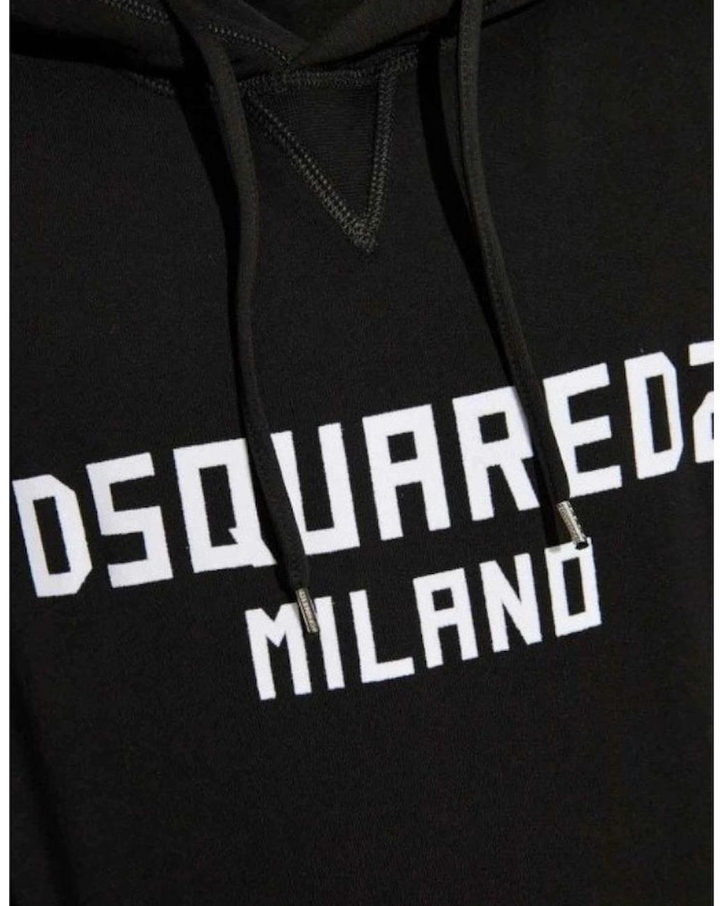 DSquared² Black Milano Logo Cool Fit Hoodie for men