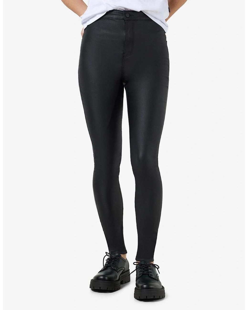 Noisy May Blue Hw Coated Pant