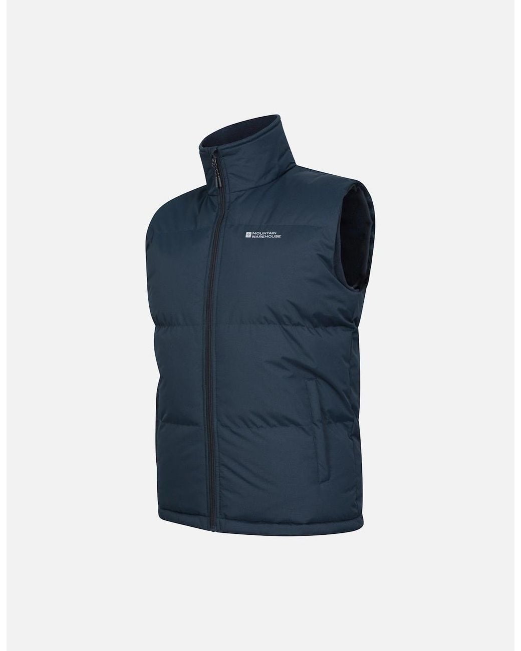 Mountain Warehouse Blue Rock Padded Gilet for men