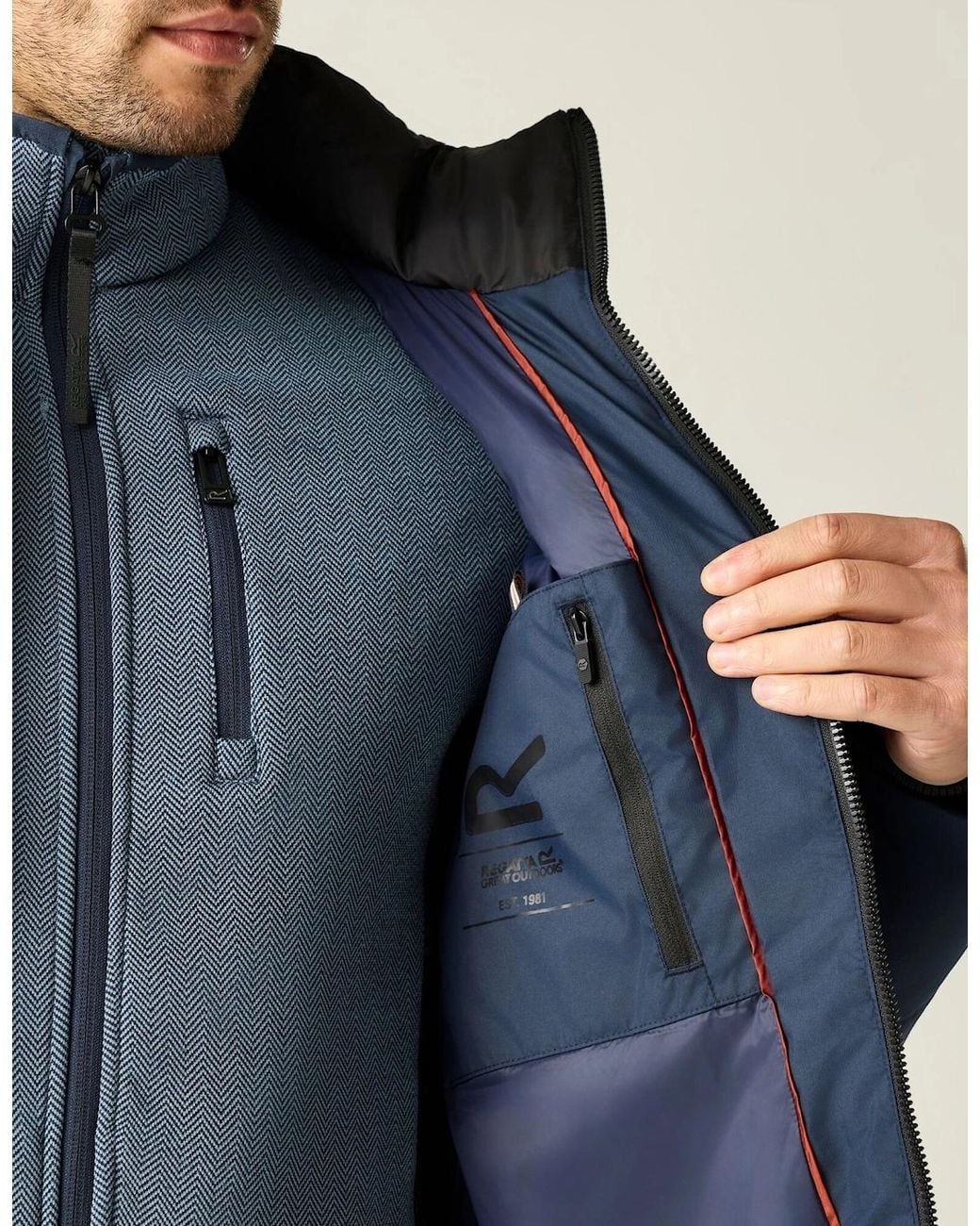 Regatta Blue Layska Padded Jacket for men