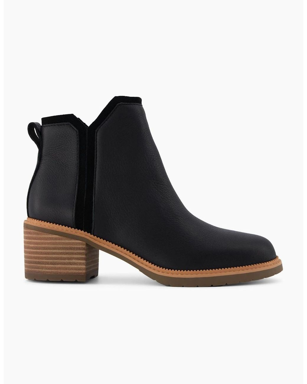 TOMS Black Hailey Ankle Boots