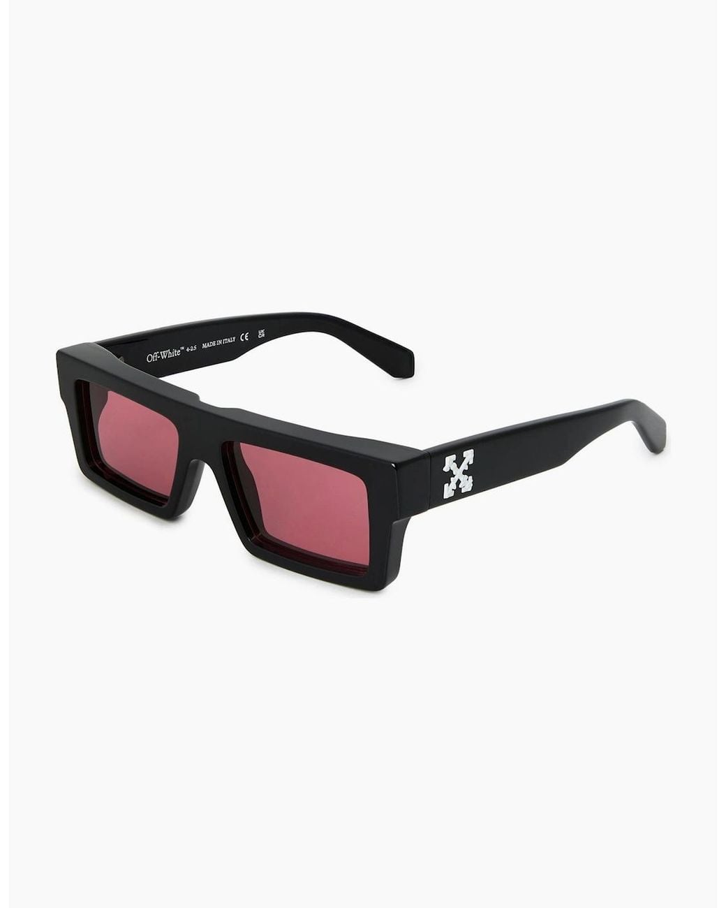 Off-White c/o Virgil Abloh Black Off Ruby Sunglasses for men