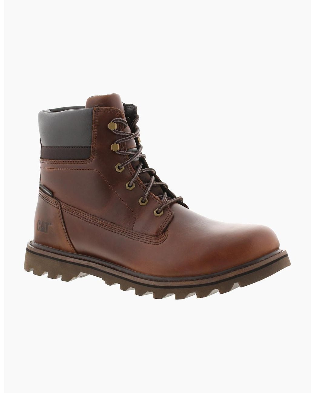 Caterpillar Brown Deplete Wp Boots Uk Size for men