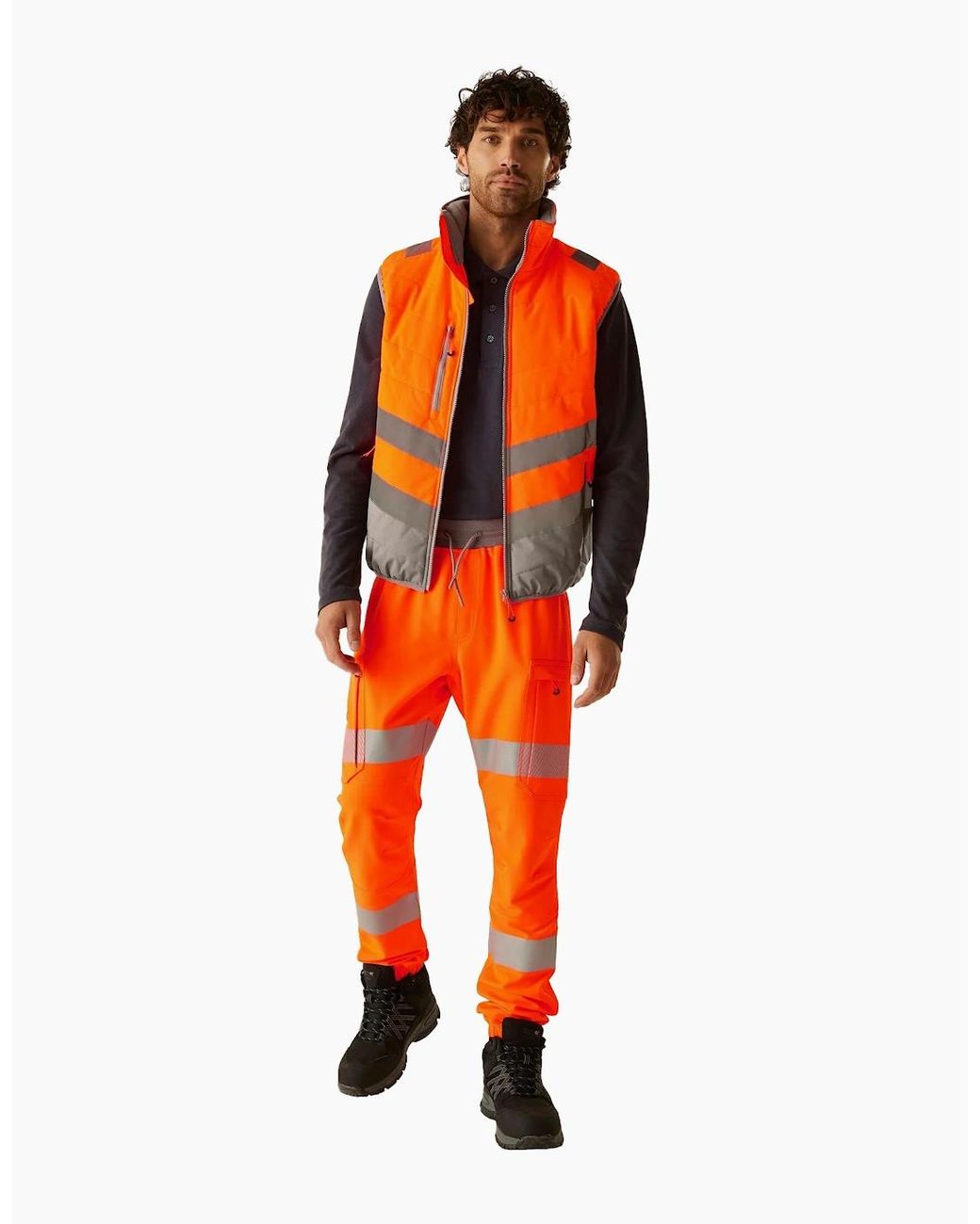 Regatta Orange Thermal Two Tone Hi-Vis Vest for men