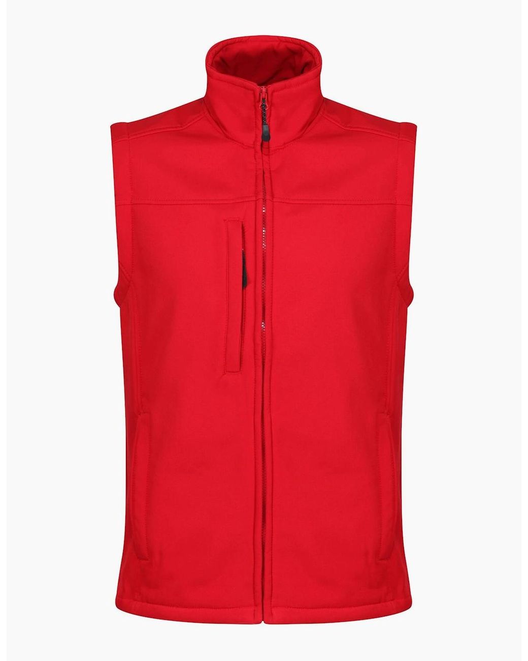 Regatta Red Flux Softshell Body Warmer for men