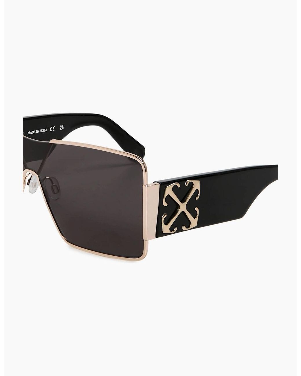 Off-White c/o Virgil Abloh Black Off Aspen Sunglasses for men