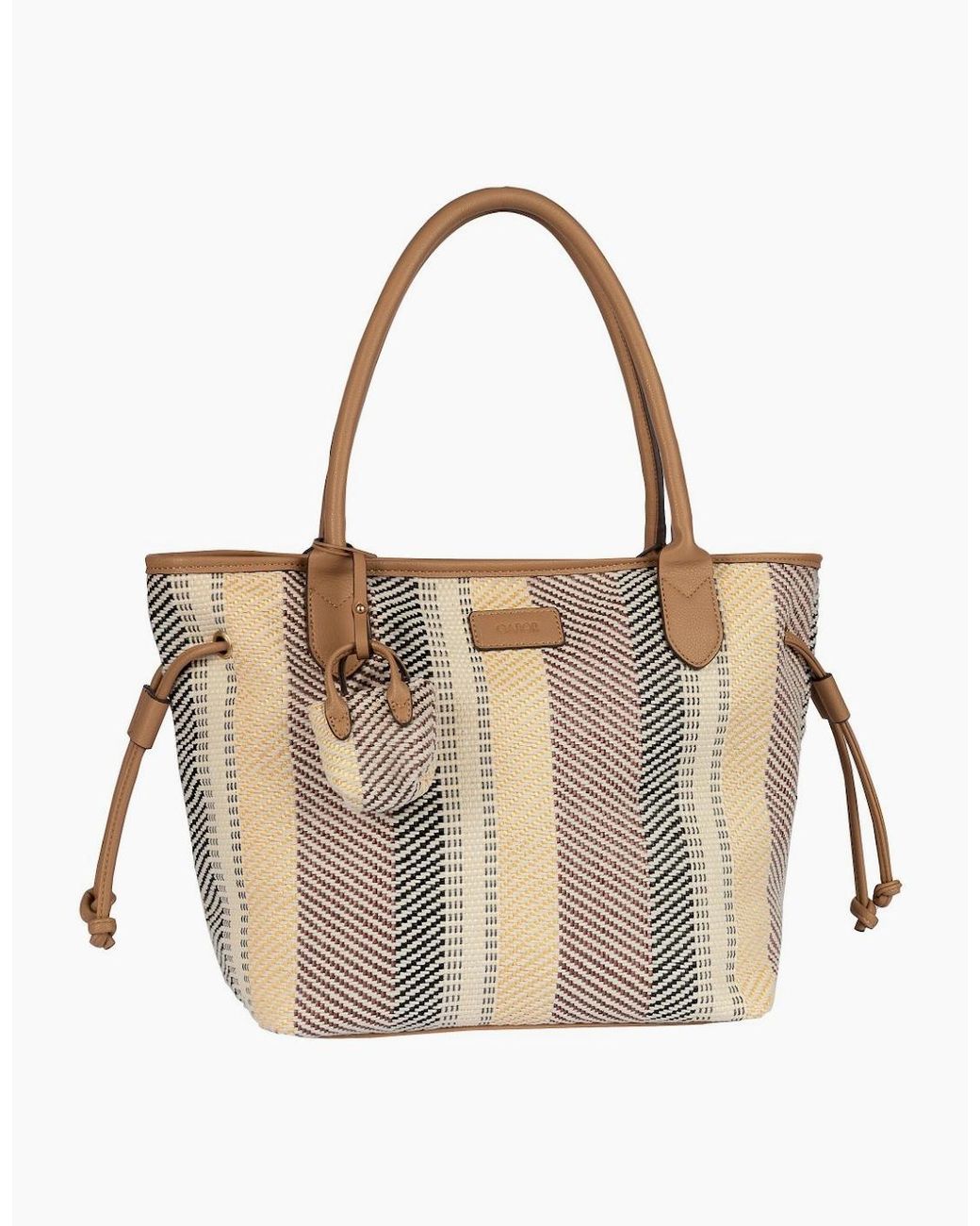 Gabor White Granada Denada Zip Shopper