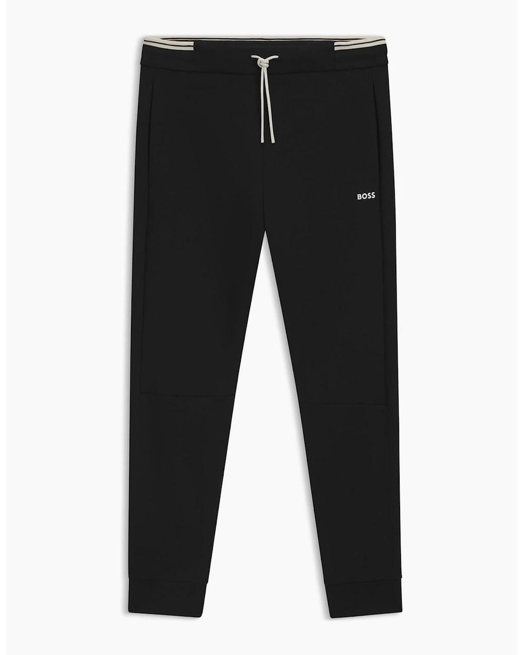 Boss Black Hbg Zone Jog Soft Cotton Blend Jogging Bottoms for men