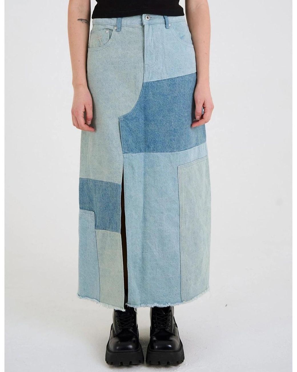 The Ragged Priest Blue Rag Patchwork De