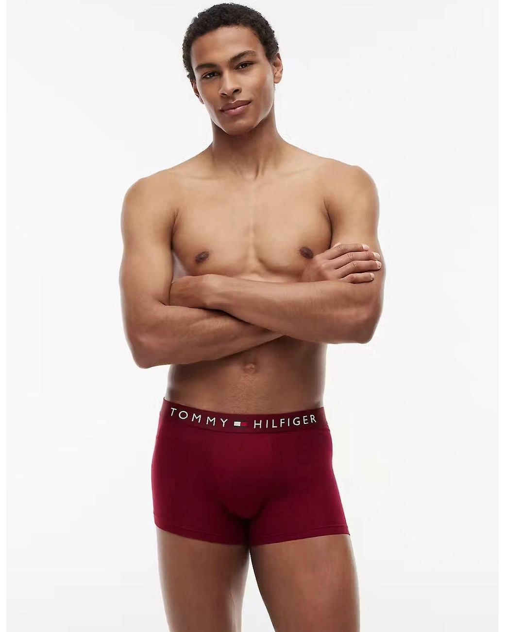 Tommy Hilfiger Blue 3 Pack Waistband Trunks for men