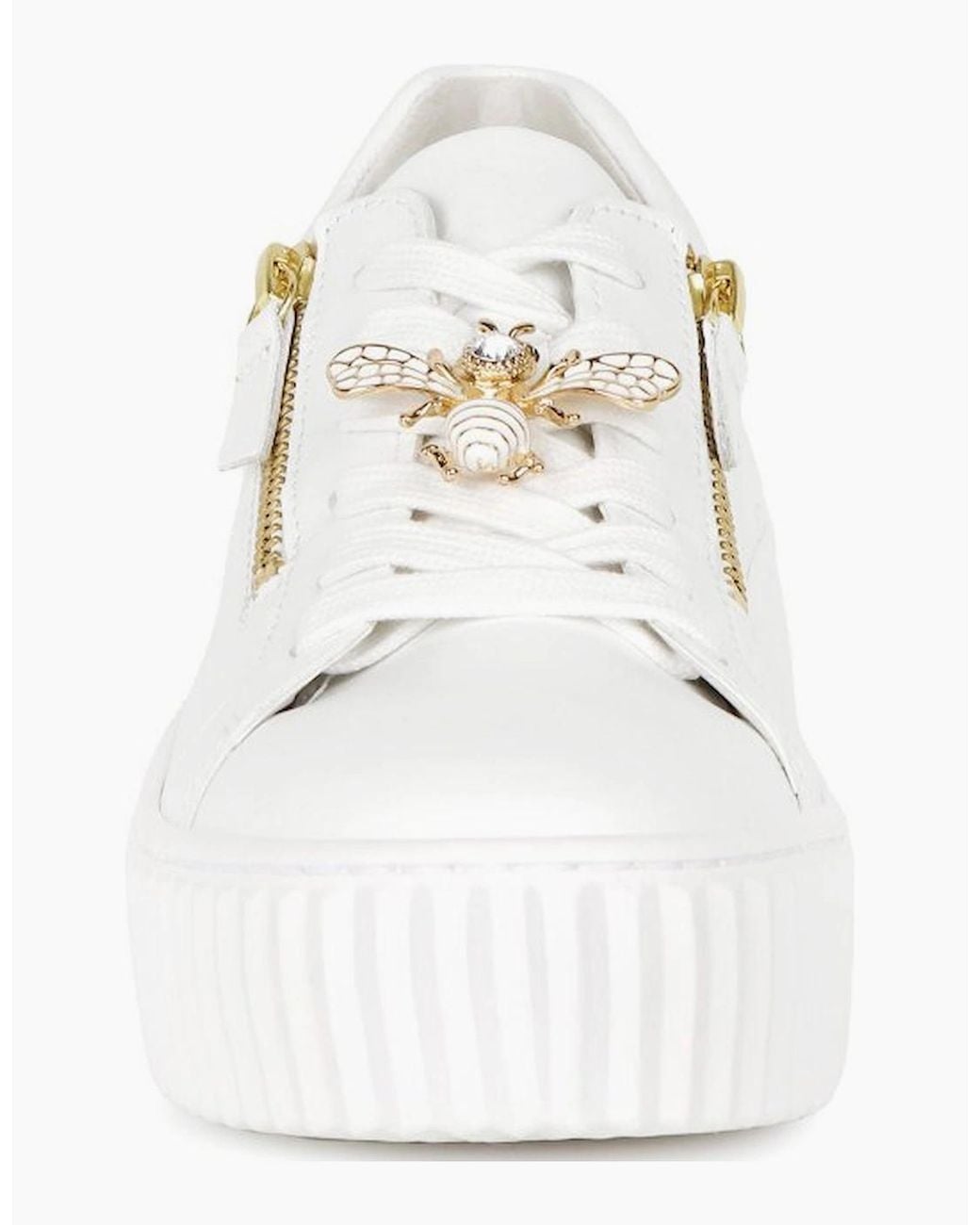 Gabor White Dotcom Trainers