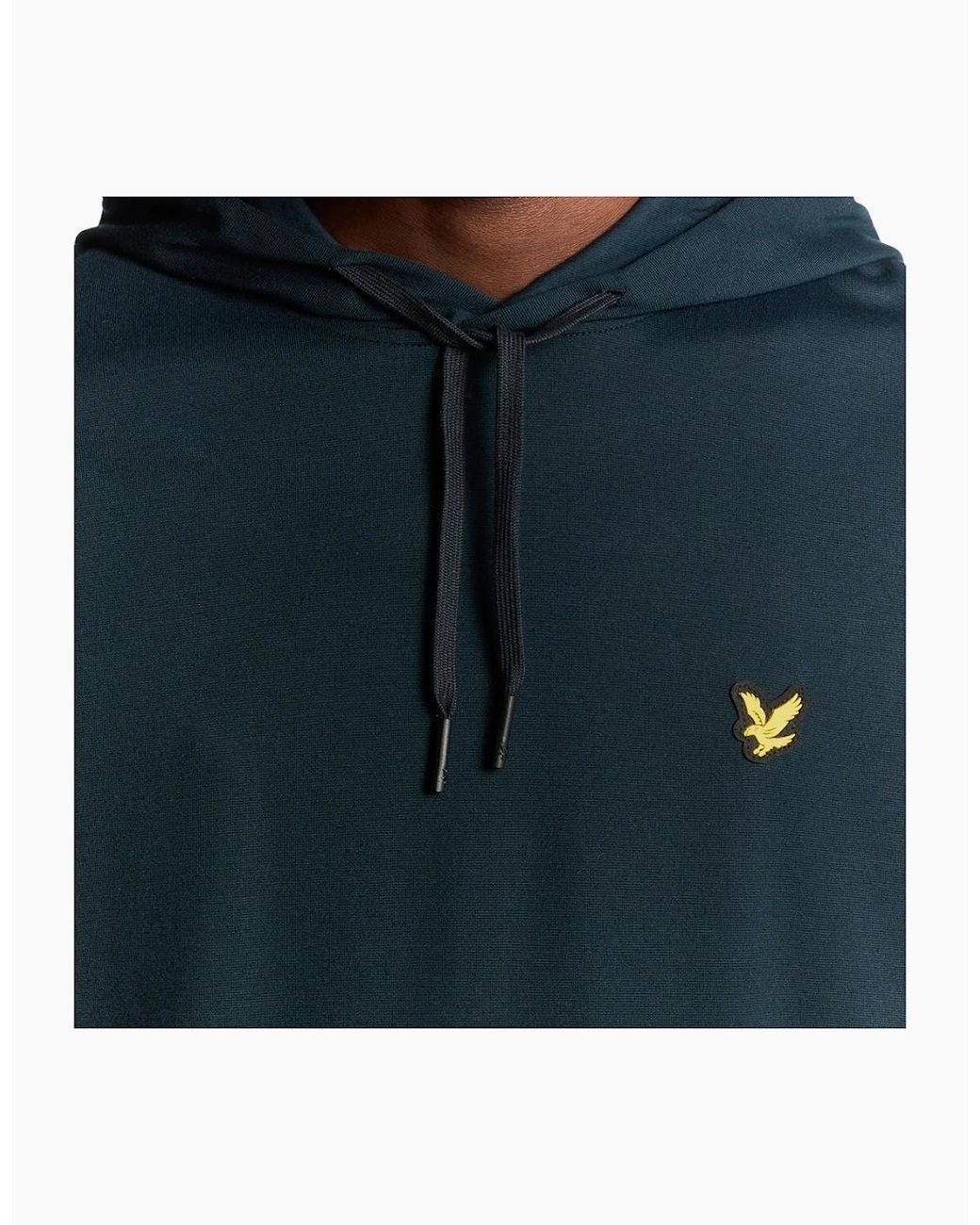 Lyle & Scott Blue Lyle & Scott Fly Fleece Hoodie for men