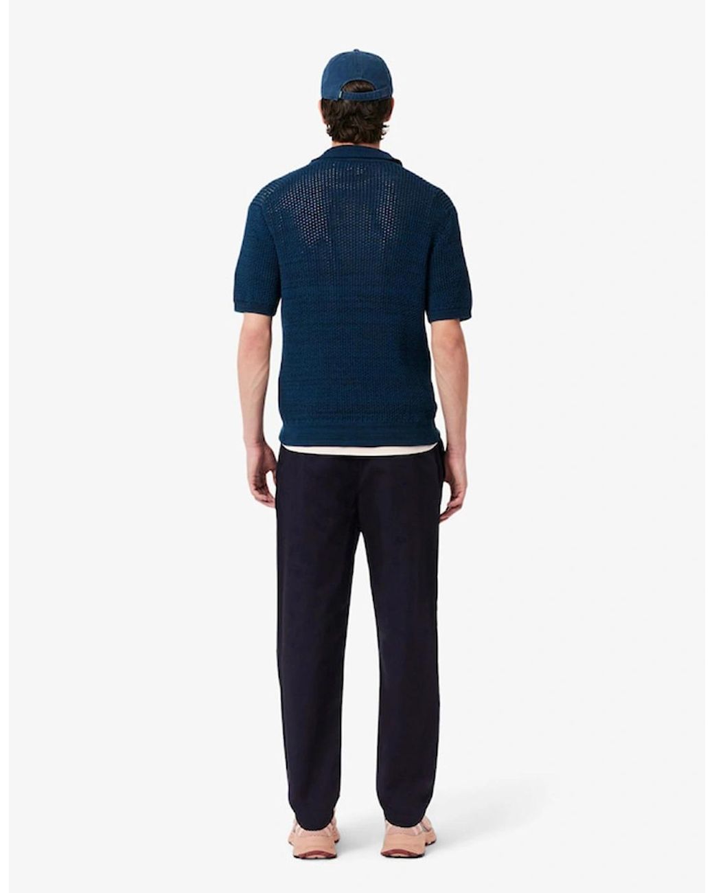Lacoste Blue Regular Fit Cotton Gabardine Chino Pants for men