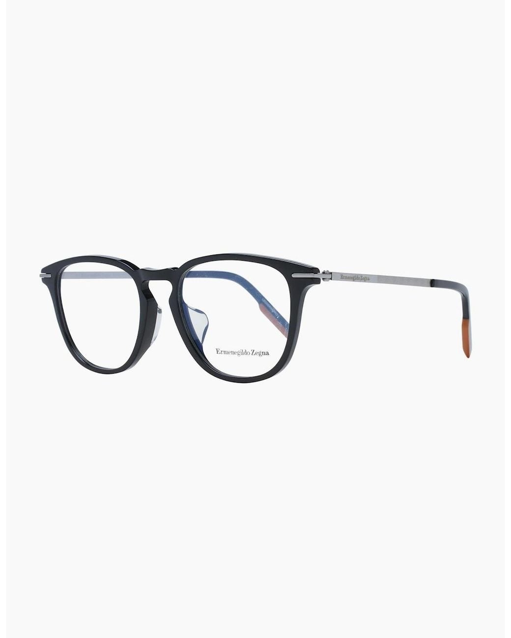 Zegna Black Optical Frame Ez5224-D 005 52 for men