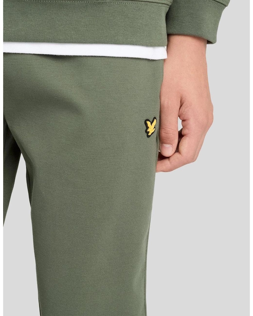 Lyle & Scott Green Sports Lightweight Joggers for men
