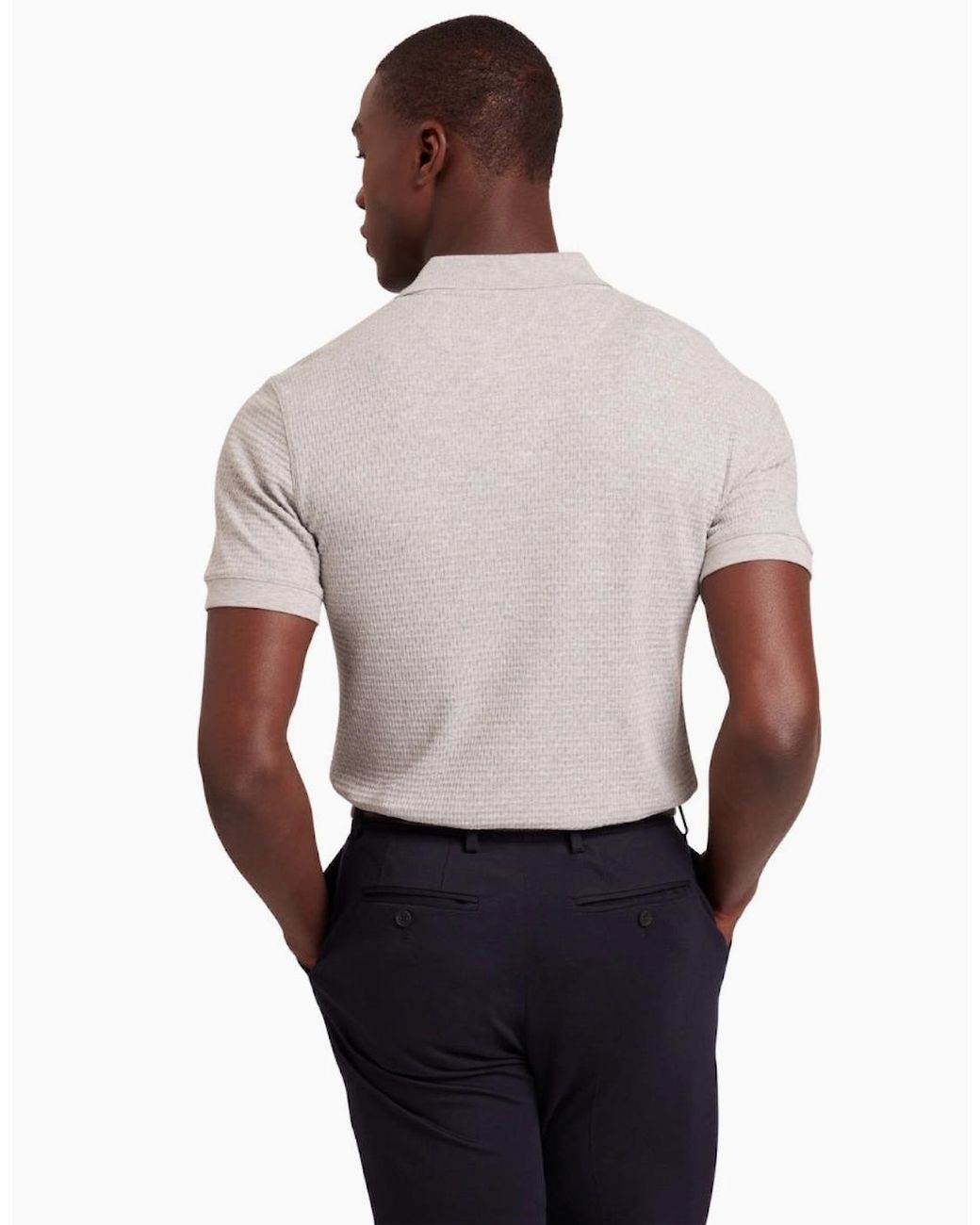 Ted Baker White Connyr Regular Button Through Shirt for men